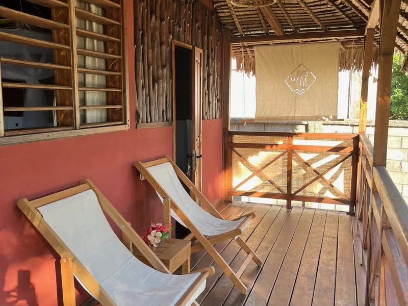 Bungalow Mena - Terrasse